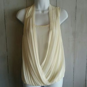 Forever 21, cream sheer top